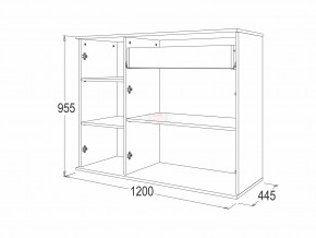 Комод 10 фант ясень анкор в Серове - serov.magazinmebel.ru | фото - изображение 2