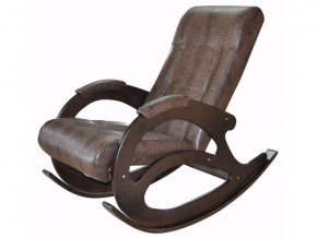 Кресло-качалка К 5/1 коричневый крокодил в Серове - serov.magazinmebel.ru | фото