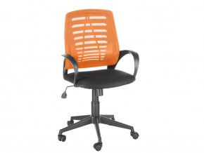 Кресло оператора Ирис стандарт оранжевый/черный в Серове - serov.magazinmebel.ru | фото