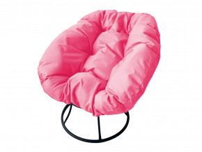 Кресло Пончик без ротанга розовая подушка в Серове - serov.magazinmebel.ru | фото