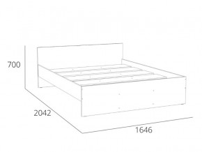 Кровать 1600 НМ 011.53 Симпл Белый Фасадный в Серове - serov.magazinmebel.ru | фото - изображение 4