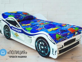 Кровать детская машина Полиции в Серове - serov.magazinmebel.ru | фото