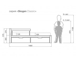 Кровать Svogen classic с ящиками и бортиком бежево-белый в Серове - serov.magazinmebel.ru | фото - изображение 2