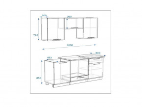 Кухонный гарнитур 6а Грецкий орех 1600 в Серове - serov.magazinmebel.ru | фото - изображение 2