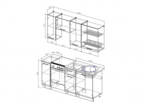 Кухонный гарнитур Антрацит 1800 в Серове - serov.magazinmebel.ru | фото - изображение 3