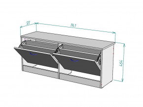 Обувница W55 в Серове - serov.magazinmebel.ru | фото - изображение 3