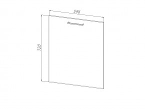 П 60 Комплект для посудомоечной машины 600 мм (цоколь + фасад) ЛДСП в Серове - serov.magazinmebel.ru | фото