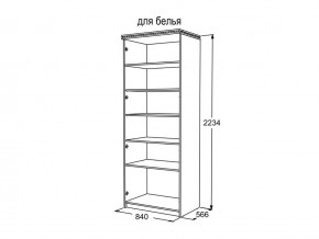 Шкаф 2-х створчатый для белья Ольга 13 в Серове - serov.magazinmebel.ru | фото - изображение 3