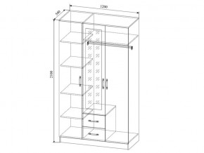 Шкаф Софи СШК1200.1 трехдверный в Серове - serov.magazinmebel.ru | фото - изображение 2